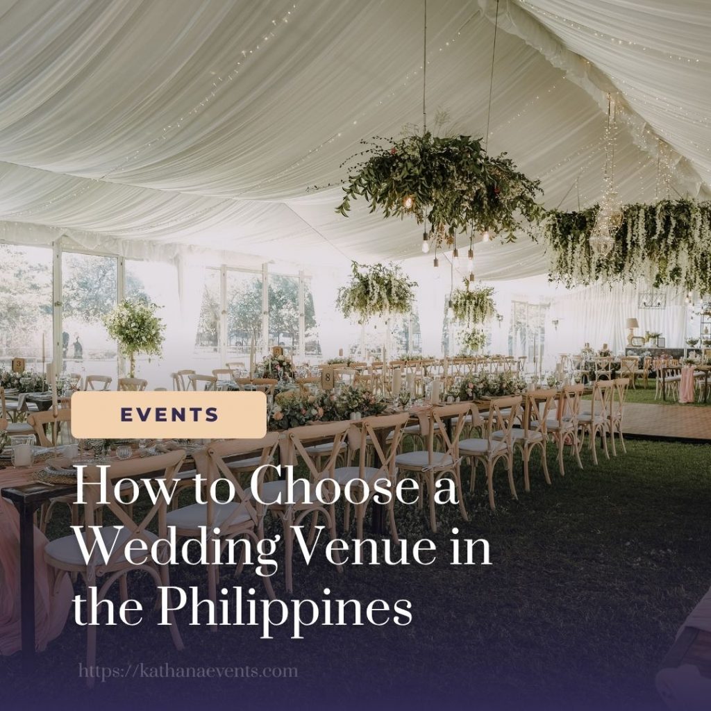 how to choose a wedding venue in the Philippines